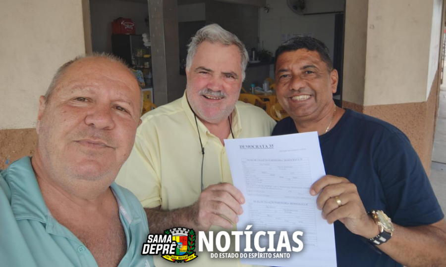 Max do Povo se filia ao Democratas, consolida alianças políticas e avança na pré-candidatura a Deputado Estadual por São Mateus