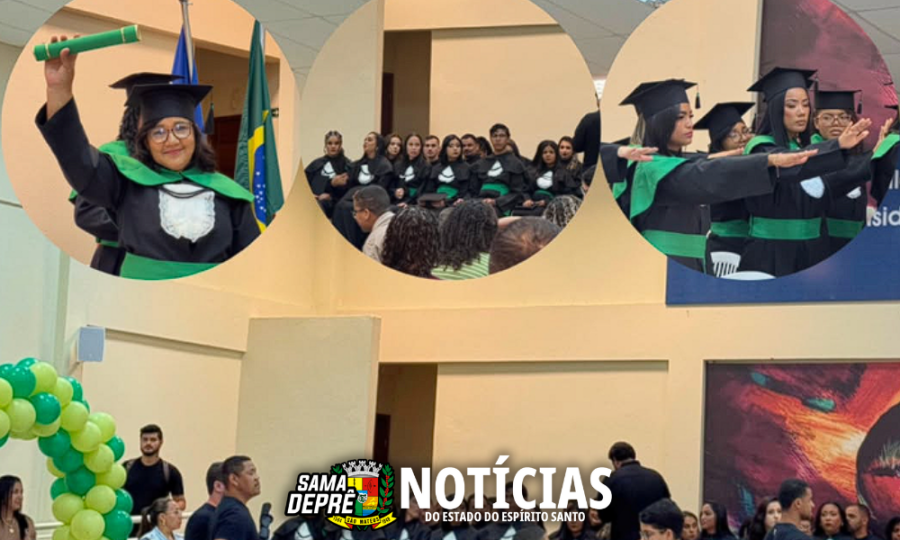 São Mateus celebra formatura de novos técnicos de enfermagem e profissionais de radiologia